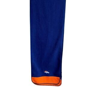 NFL Denver Broncos Fleece Scarf Unisex Blue Logo Orange Emblem Team Spirit